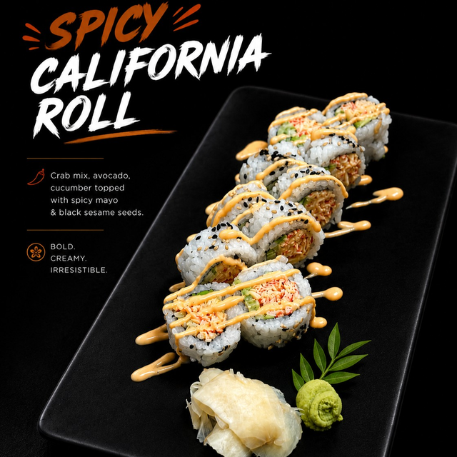 Spicy California Roll.