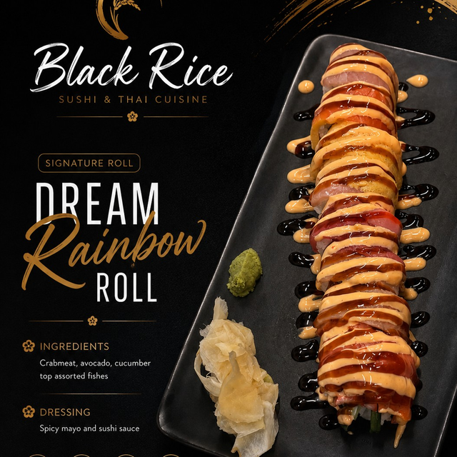 Dream Rainbow Roll.