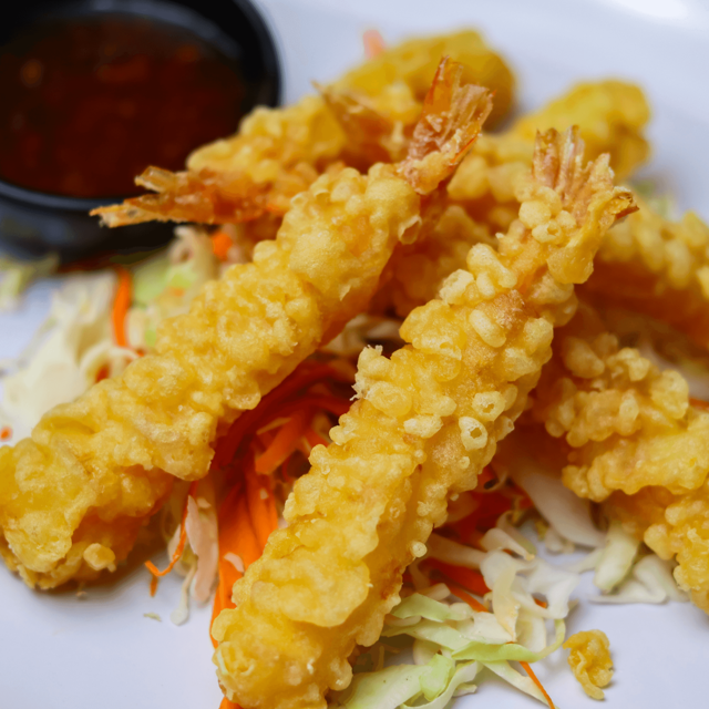 Deep Fried Tempura Shrimp (6 Pieces).